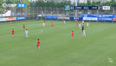 刘祝润右路连停带过转身抽射，海港2-0领先赛更达