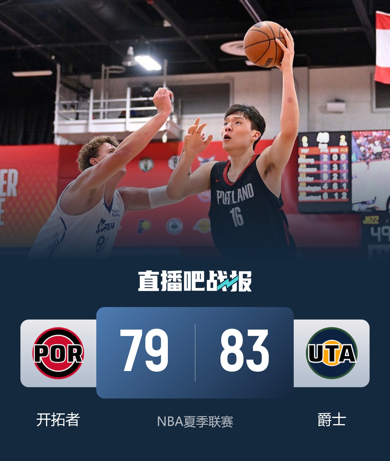 崔永熙9+10+3+2帽 开拓者夏季联赛惜败骑士 崔永熙9+10+3+2帽 开拓者夏季联赛惜败骑士